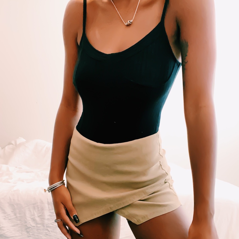 black bodysuit